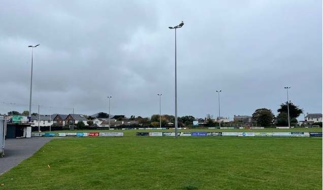 View of Suttonians rugby pitches